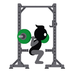 Illustration of the Barbell Back Squat