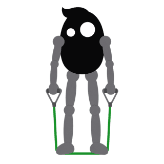 Illustration of the Band Shrug