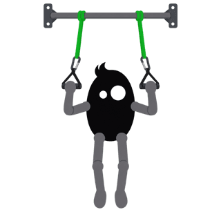 Illustration of the Band Straight-Arm Pulldown