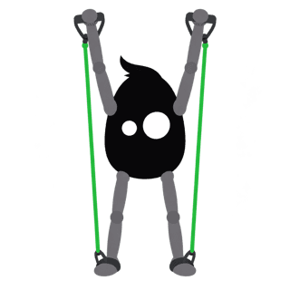 Illustration of the Band Upright Row