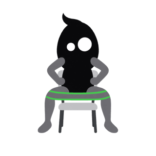 Illustration of the Seated Banded Abduction