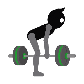 Illustration of the Barbell Good Morning