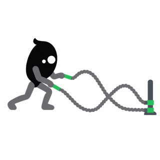 Illustration of the Battle Rope Waves