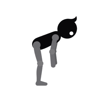 Illustration of the Bodyweight Good Morning