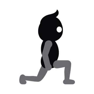 Illustration of the Bodyweight Split Squat