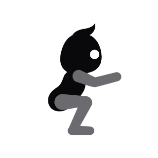 Illustration of the Bodyweight Squat