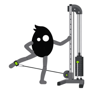 Illustration of the Cable Hip Abduction
