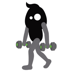 Illustration of the Dumbbell Farmer's Carry