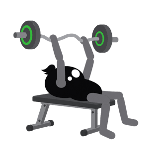 Illustration of the EZ-Bar Skullcrusher