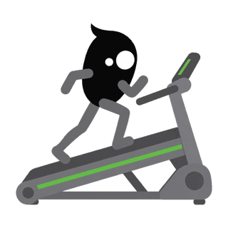 Illustration of the Incline Treadmill Hike