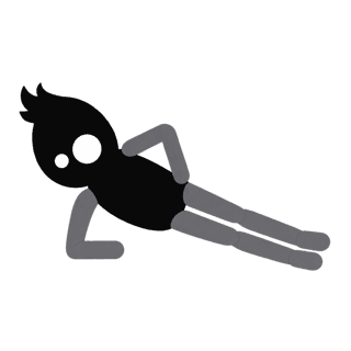 Illustration of the Kneeling Side Plank