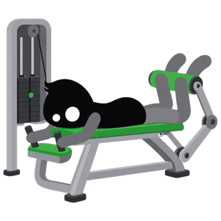 Illustration of the Lying Leg Curl