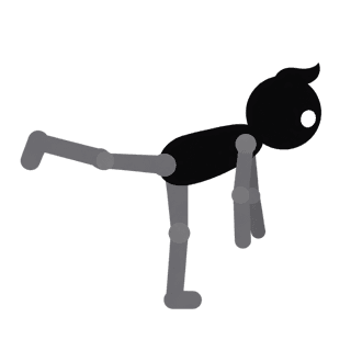 Illustration of the Single-Leg Glute Bridge
