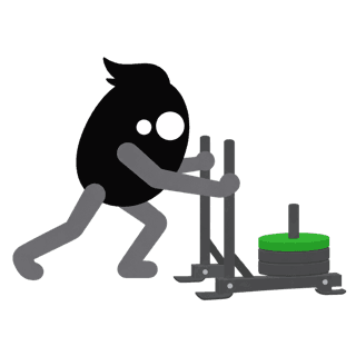Illustration of the Sled Push