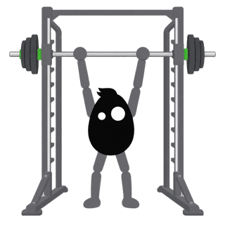 Illustration of the Smith Machine Shoulder Press