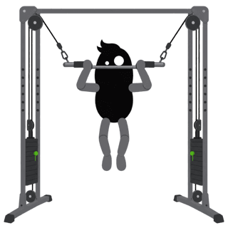 Illustration of the Straight-Arm Pulldown