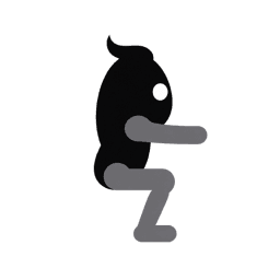 Illustration of the Wall Sit