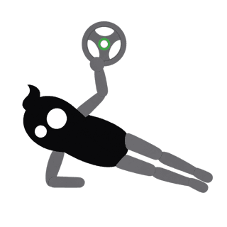 Illustration of the Weighted Side Plank