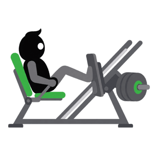 Illustration of the Wide-Stance Leg Press