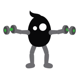 Illustration of the Dumbbell Lateral Raise