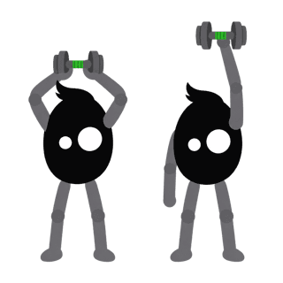 Illustration of the Single-Arm Overhead Extension